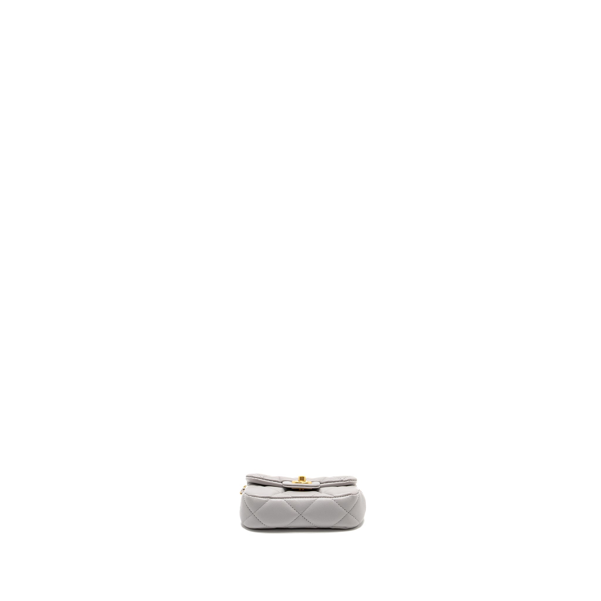 chanel-mini-quilted-flap-card-holder-with-chain-lambskin-grey-ghw-copy-1