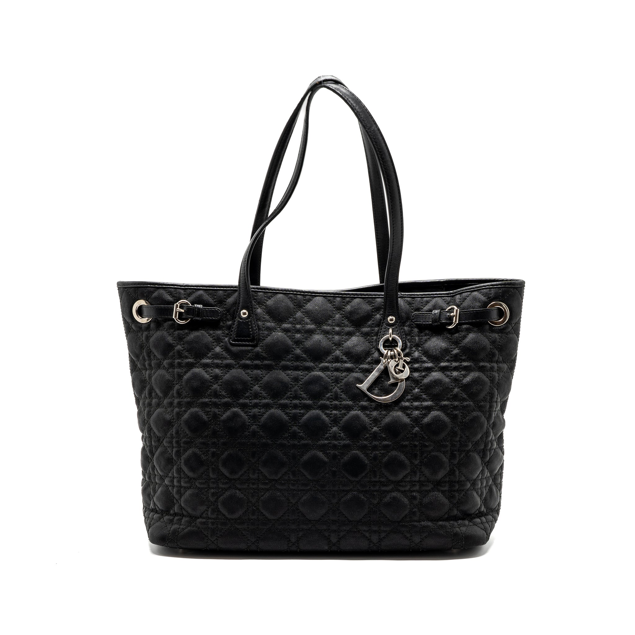 dior-shopping-tote-bag-canvas-black-shw