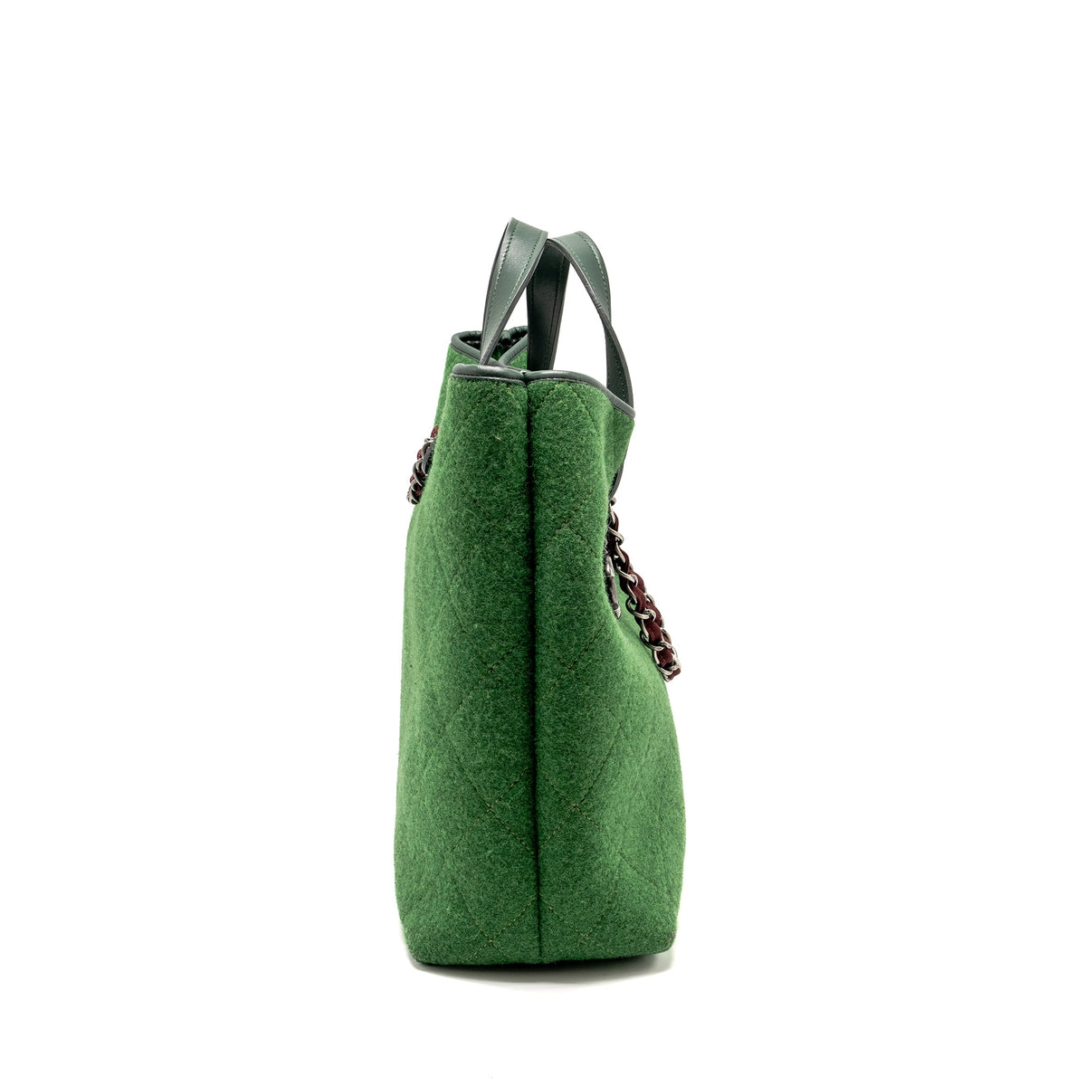 chanel-medium-quilted-pop-tote-bag-felt-leather-green-ruthenium-hardware