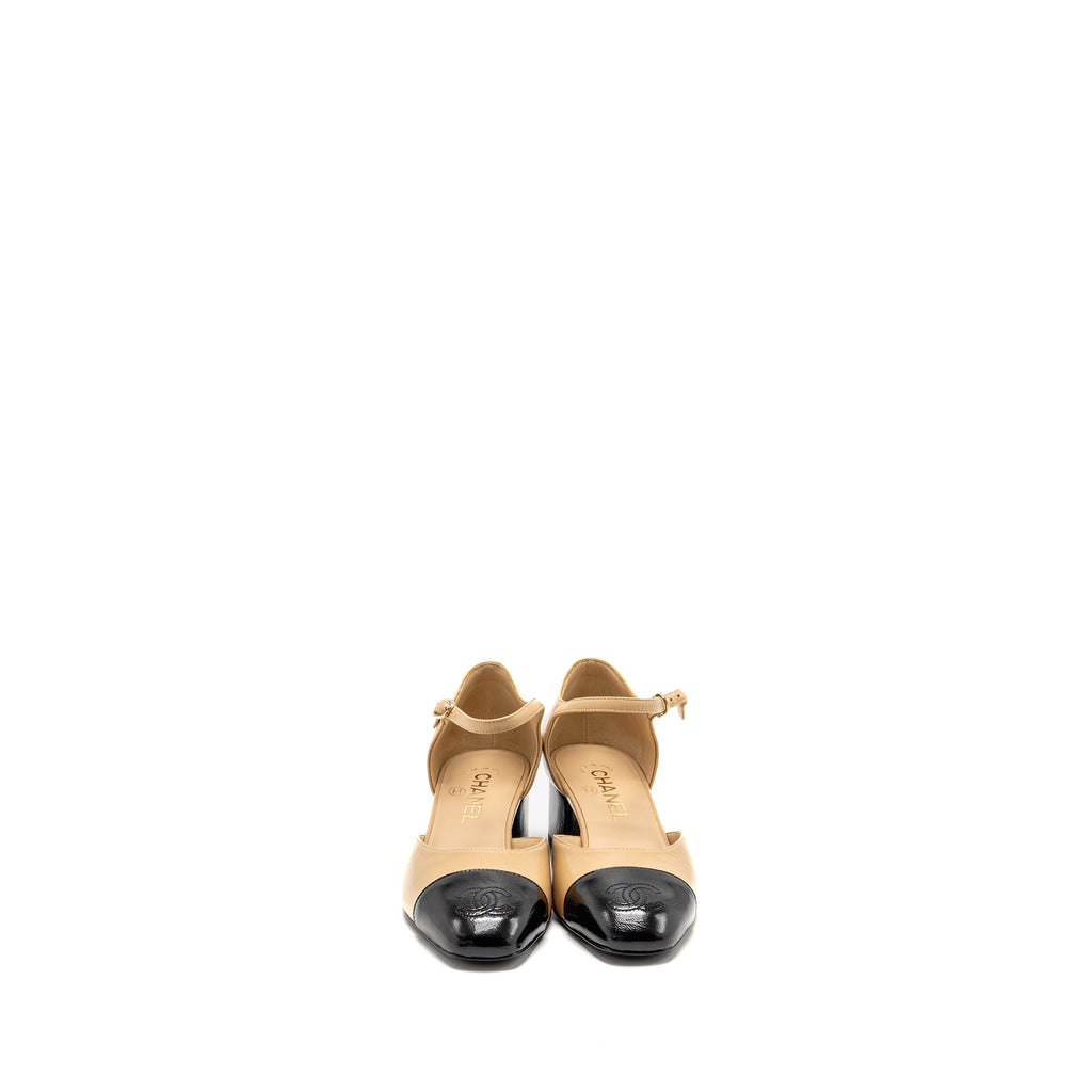 chanel-size-36-25c-mary-janes-shiny-lambskin-beige-black-lghw-copy