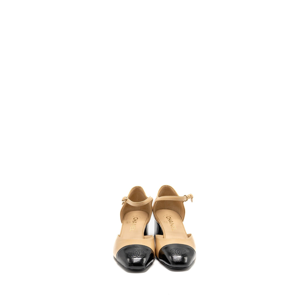 chanel-size-36-25c-mary-janes-shiny-lambskin-beige-black-lghw-copy