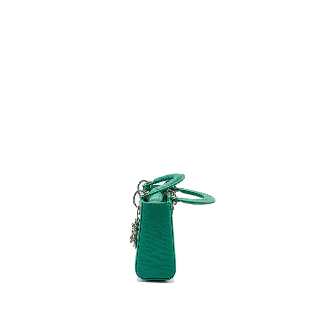 dior-mini-lady-dior-lizard-leather-green-with-crystal-buckle-shw
