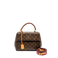 louis-vuitton-cluny-bb-monogram-canvas-with-pink-strap-ghw