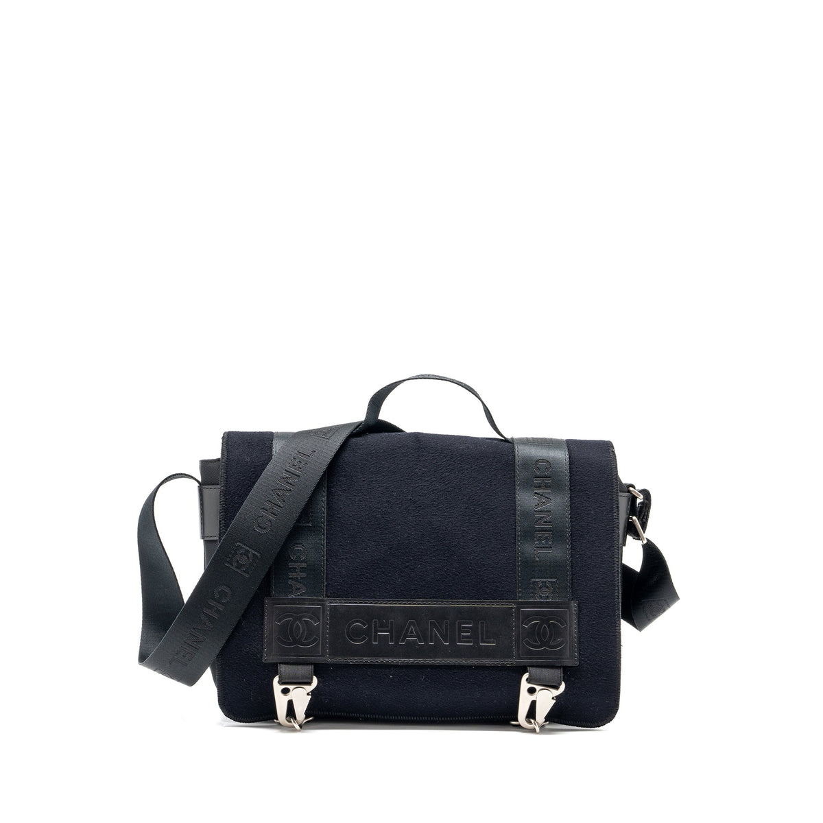 chanel-vintage-messenger-shoulder-bag-felt-canvas-shw