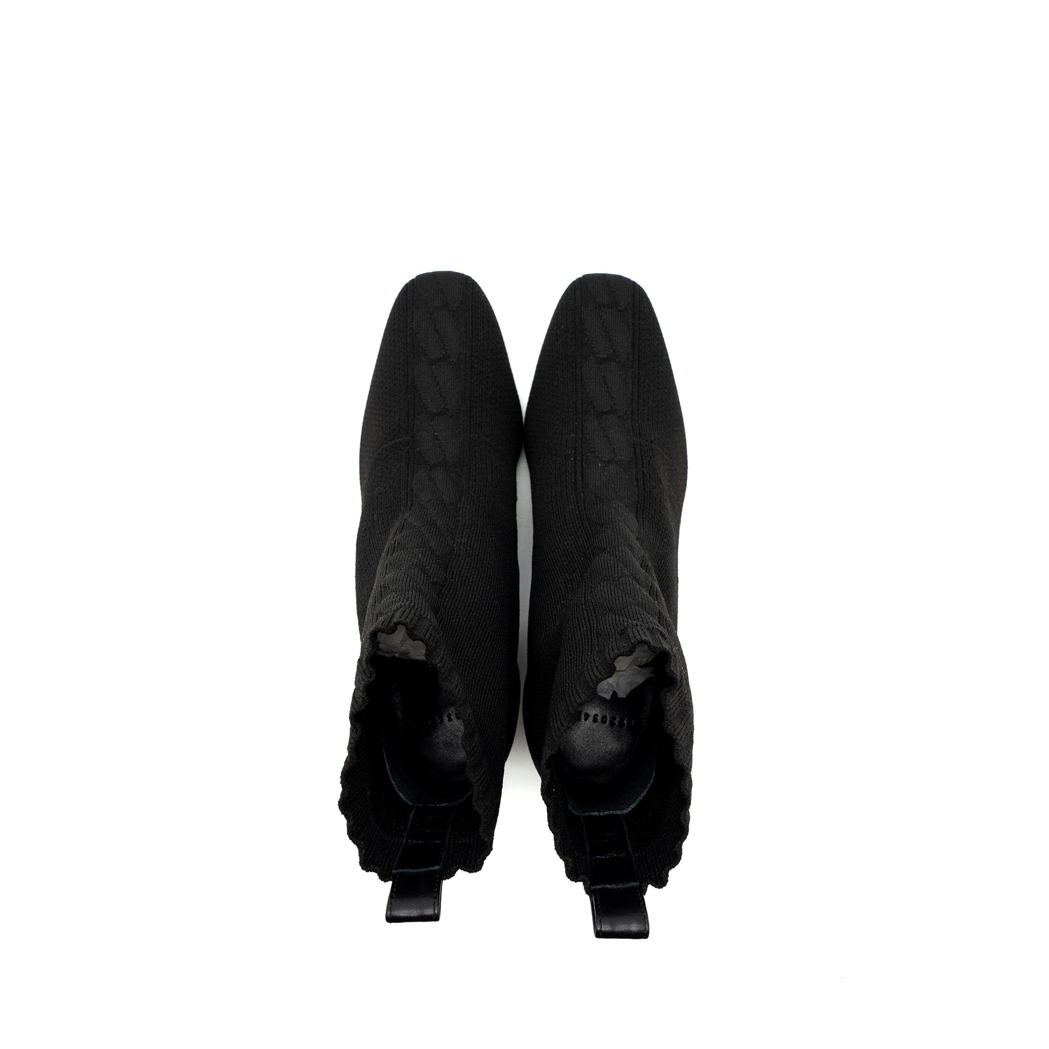hermes-size-36-volver-60-ankle-boots-chenille-knit-calfskin-black