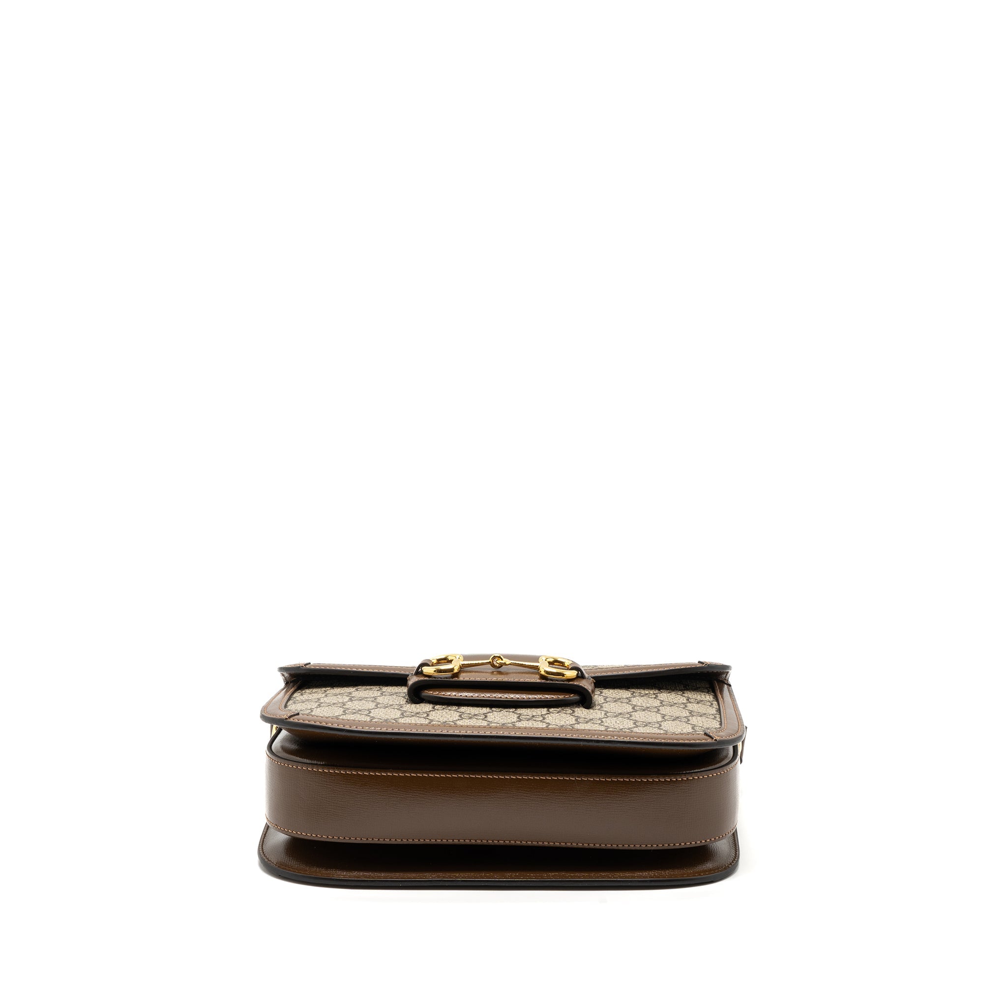gucci-horsebit-1955-shoulder-bag-gg-supreme-canvas-leather-brown-ghw-1