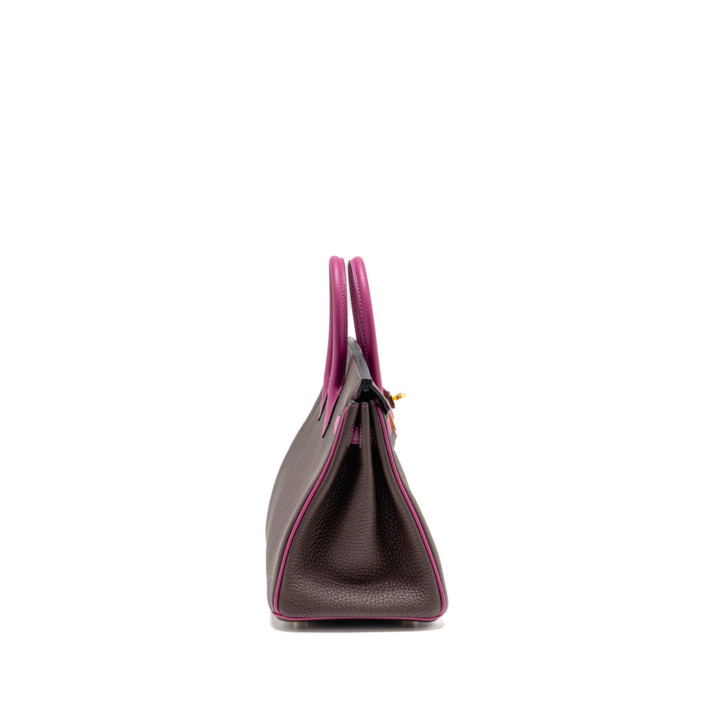 hermes-birkin-25-togo-chocolate-rose-pourpre-brushed-ghw-stamp-d