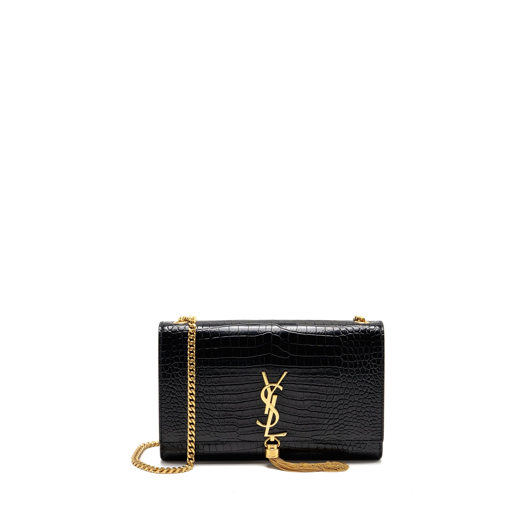 saint-laurent-ysl-medium-kate-tassel-bag-croc-embossed-calfskin-black-ghw