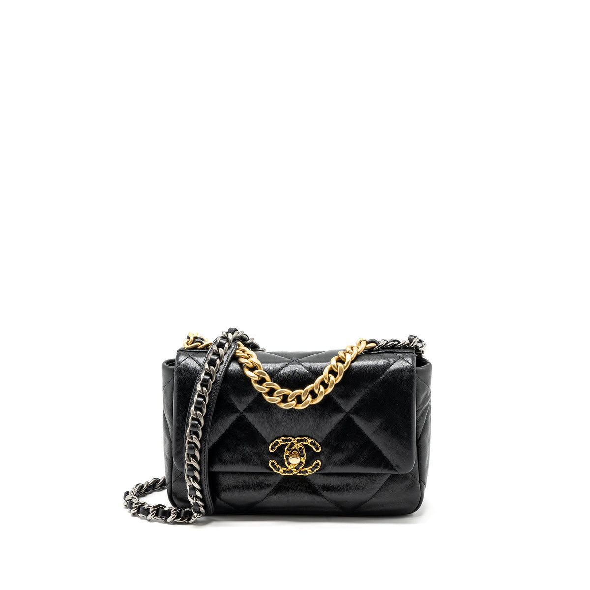 chanel-small-19-bag-goatskin-black-multicolour-hardware-2