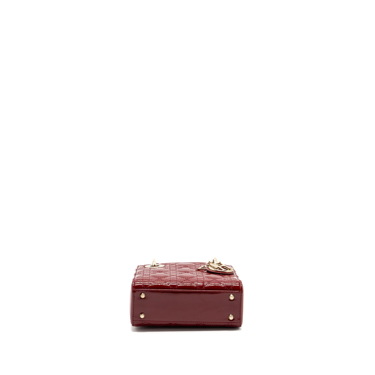 dior-mini-lady-dior-patent-red-lghw-1