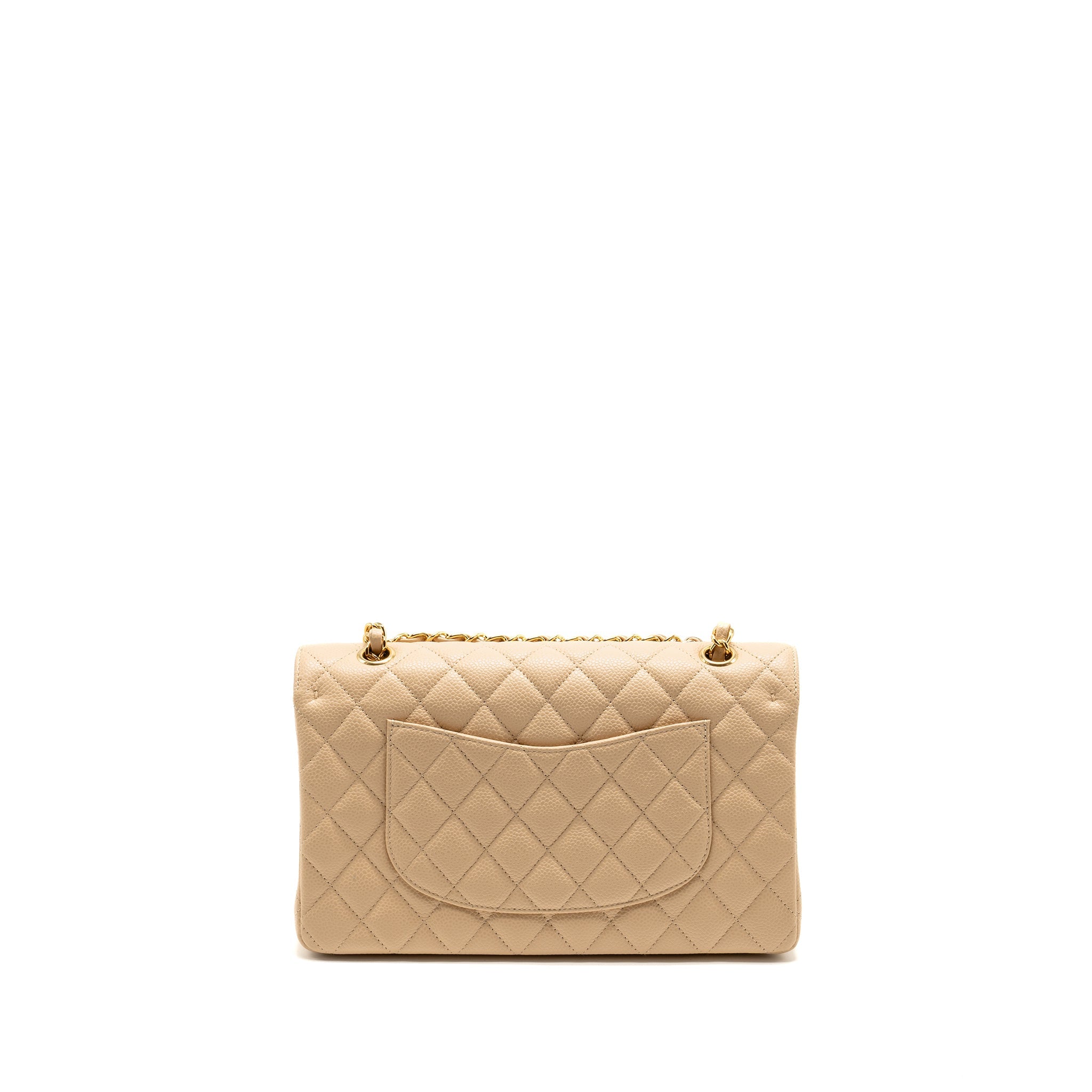 chanel-medium-classic-double-flap-caviar-beige-ghw