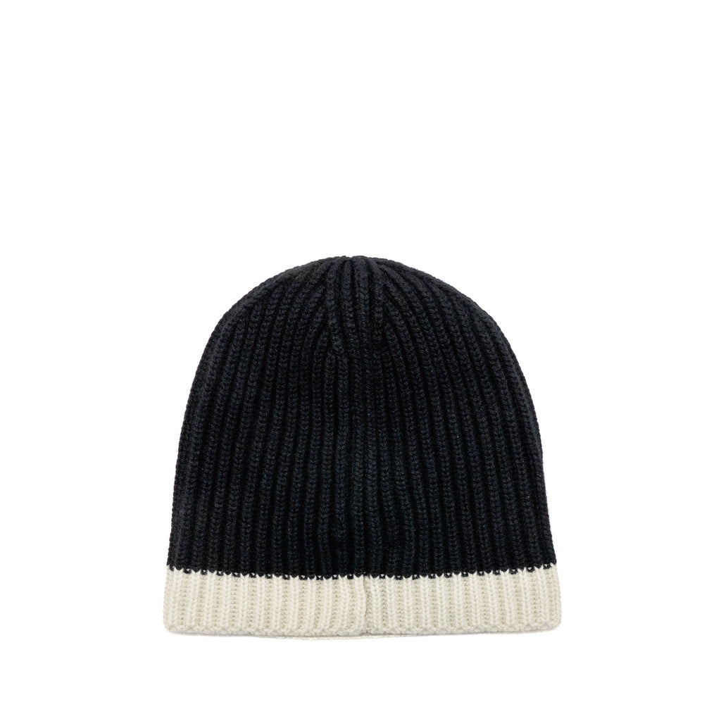 chanel-hat-black-white-logo