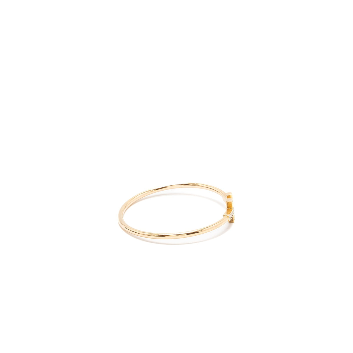 TIFFANY T DIAMOND WIRE BRACELET IN GOLD