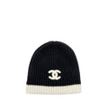 chanel-hat-black-white-logo