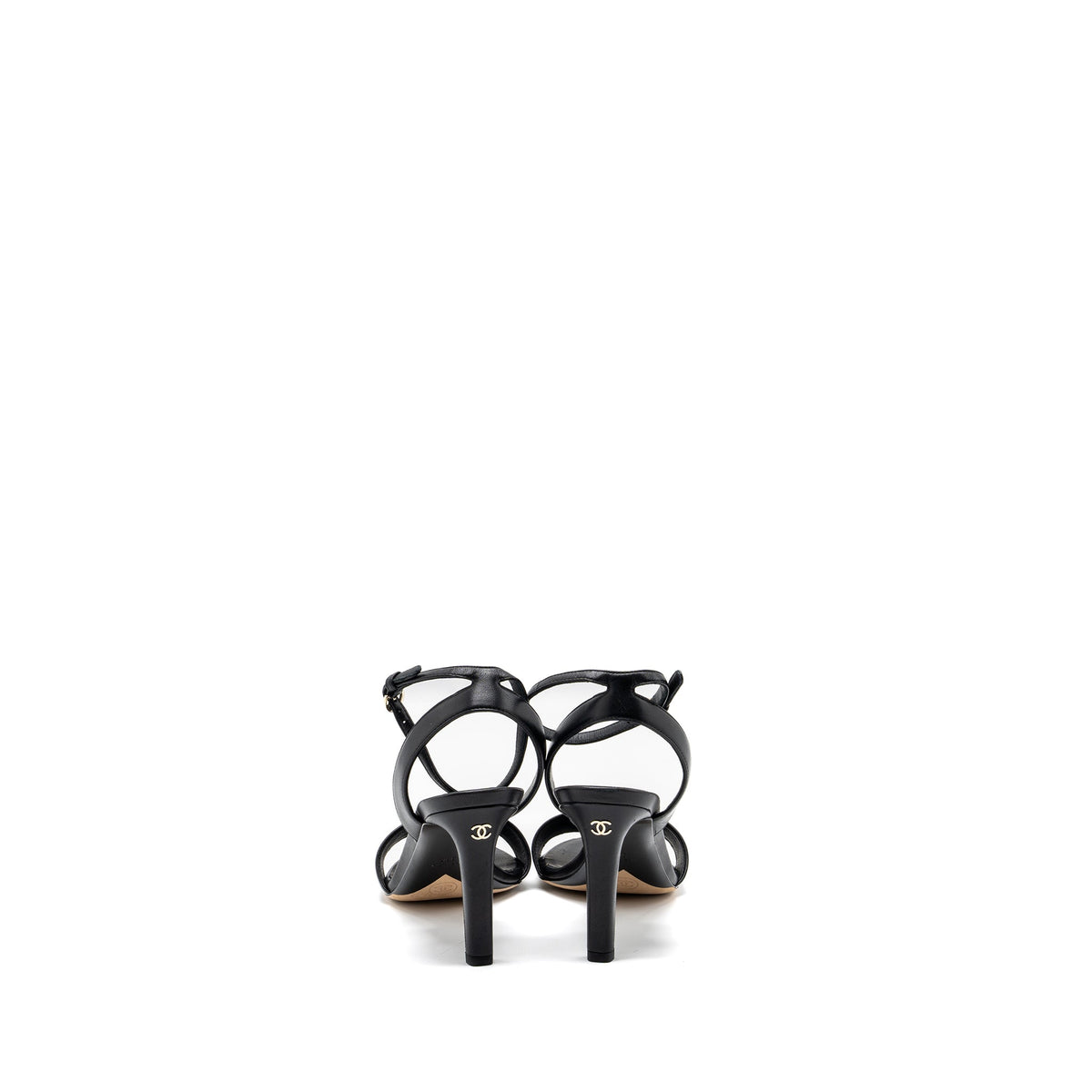 chanel-size-36-heel-sandals-leather-black-copy