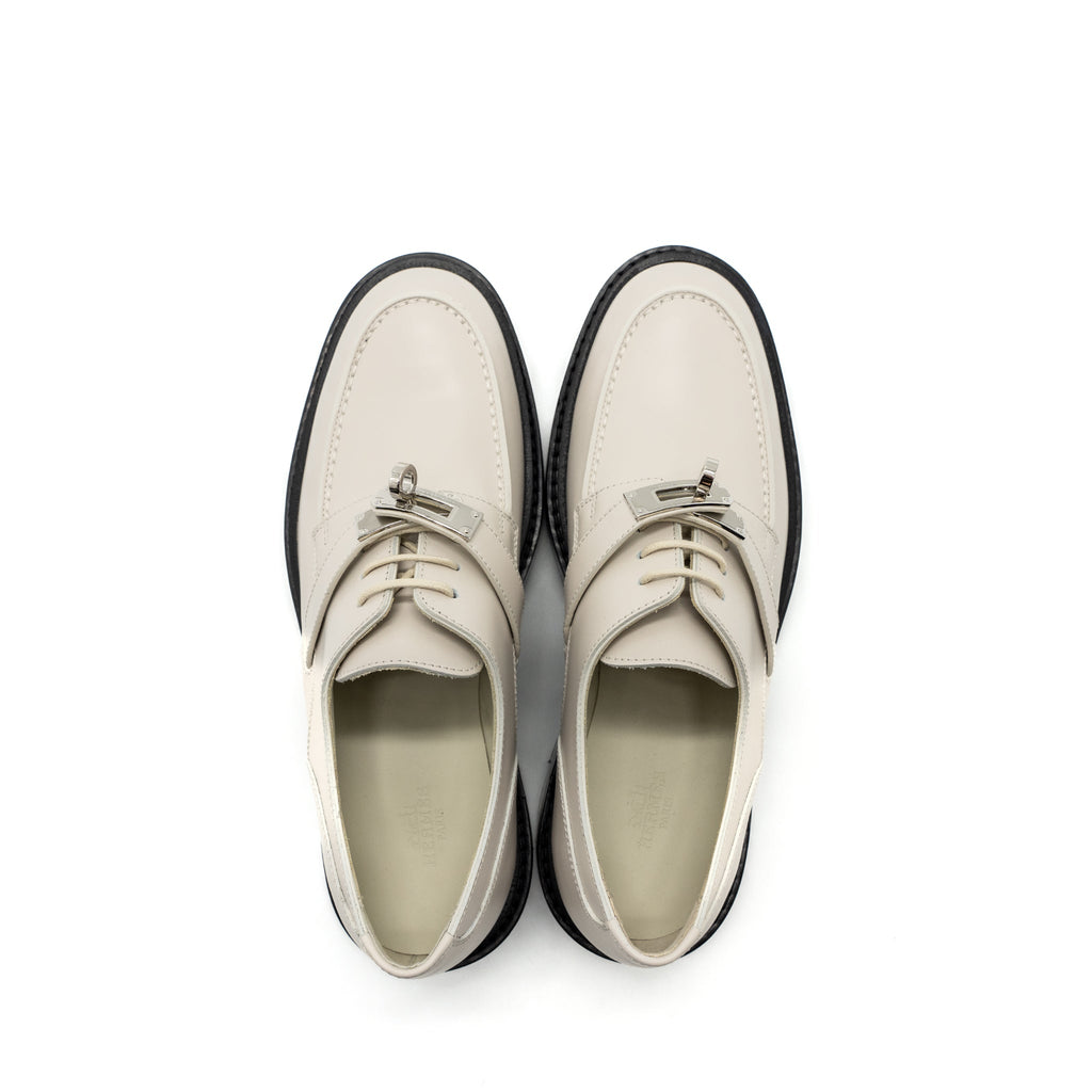hermes-size-37-first-derby-oxford-loafer-calfskin-beige-glaise