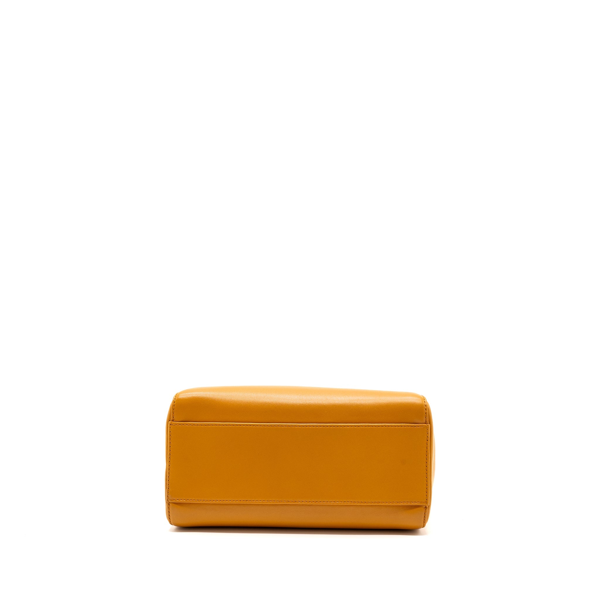 fendi-mini-peekaboo-lambskin-orange-shw