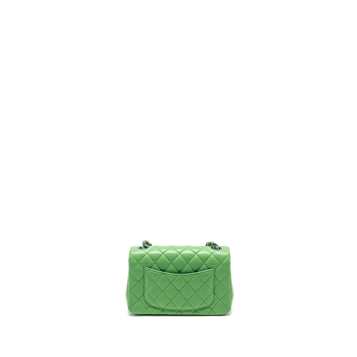 chanel-mini-rectangular-flap-bag-lambskin-green-iridescent-hardware-copy