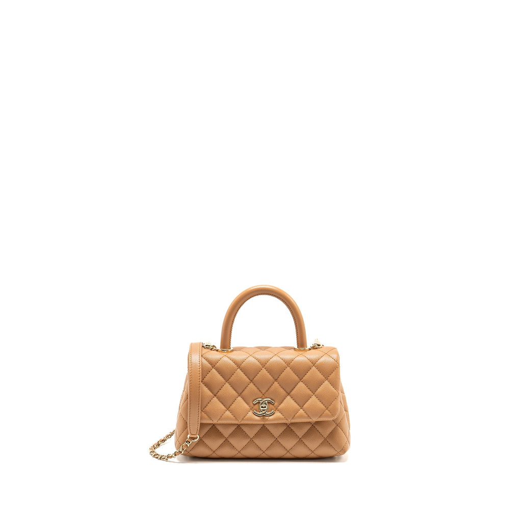 chanel-21p-small-coco-handle-caviar-caramel-lghw