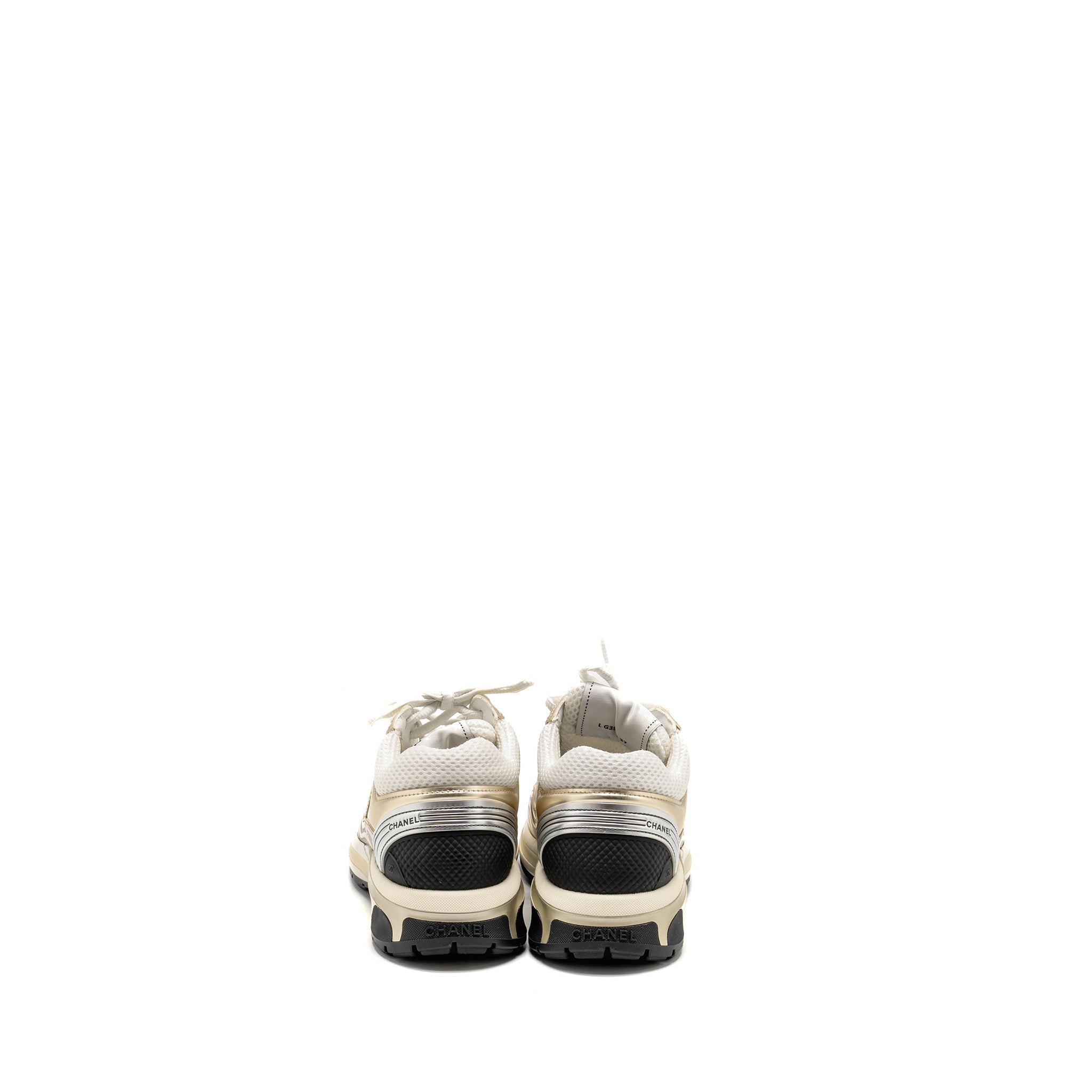 chanel-size-37-cc-sneakers-fabric-laminated-white-gold-silver-copy