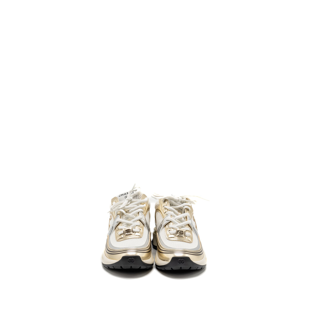 chanel-size-37-cc-sneakers-fabric-laminated-white-gold-silver-copy