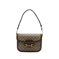gucci-horsebit-1955-shoulder-bag-gg-supreme-canvas-leather-brown-ghw-1