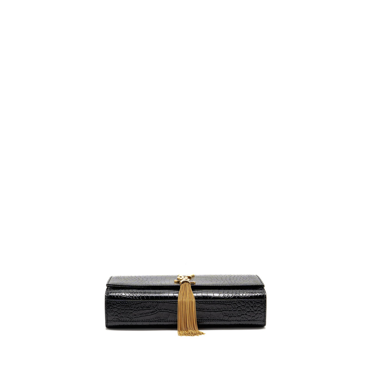 saint-laurent-ysl-medium-kate-tassel-bag-croc-embossed-calfskin-black-ghw