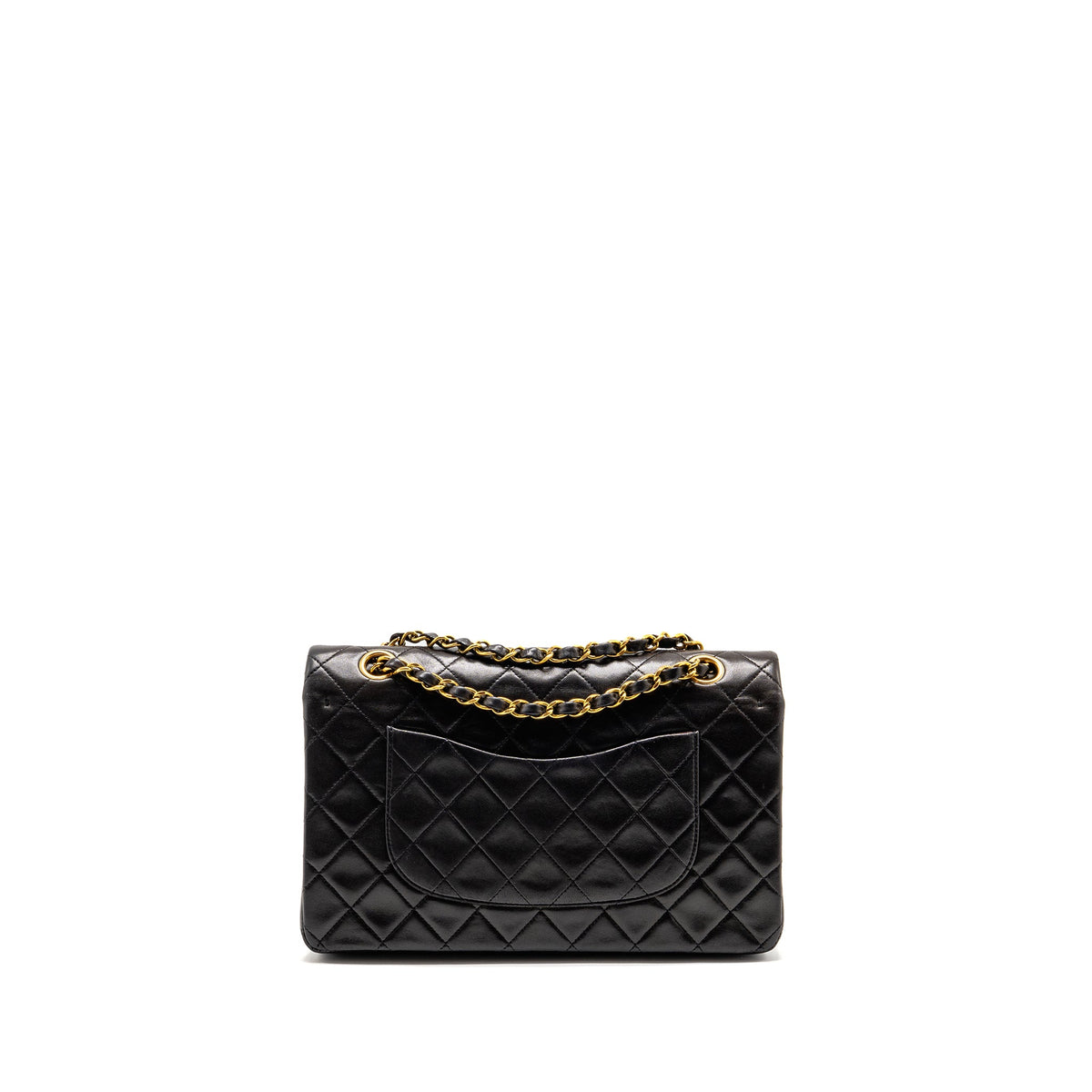 chanel-vintage-medium-classic-double-flap-bag-lambskin-dark-brown-ghw