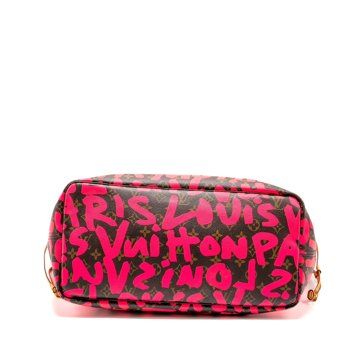 louis-vuitton-neverfull-gm-stephen-sprouse-pink-monogram-graffiti-coated-zip-wallet-sell-in-a-set