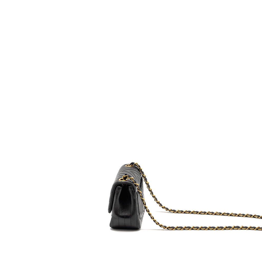 chanel-mini-square-chevron-flap-bag-lambskin-black-ghw-copy