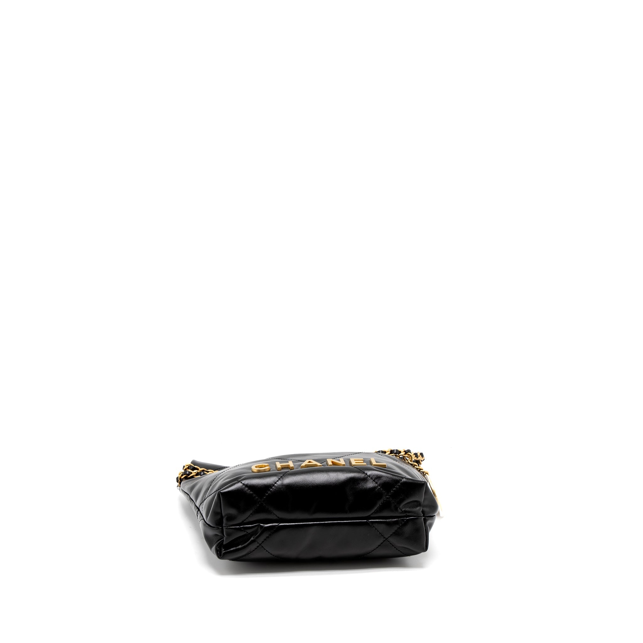 chanel-23s-mini-22-bag-shiny-calfskin-black-brushed-ghw-microchip