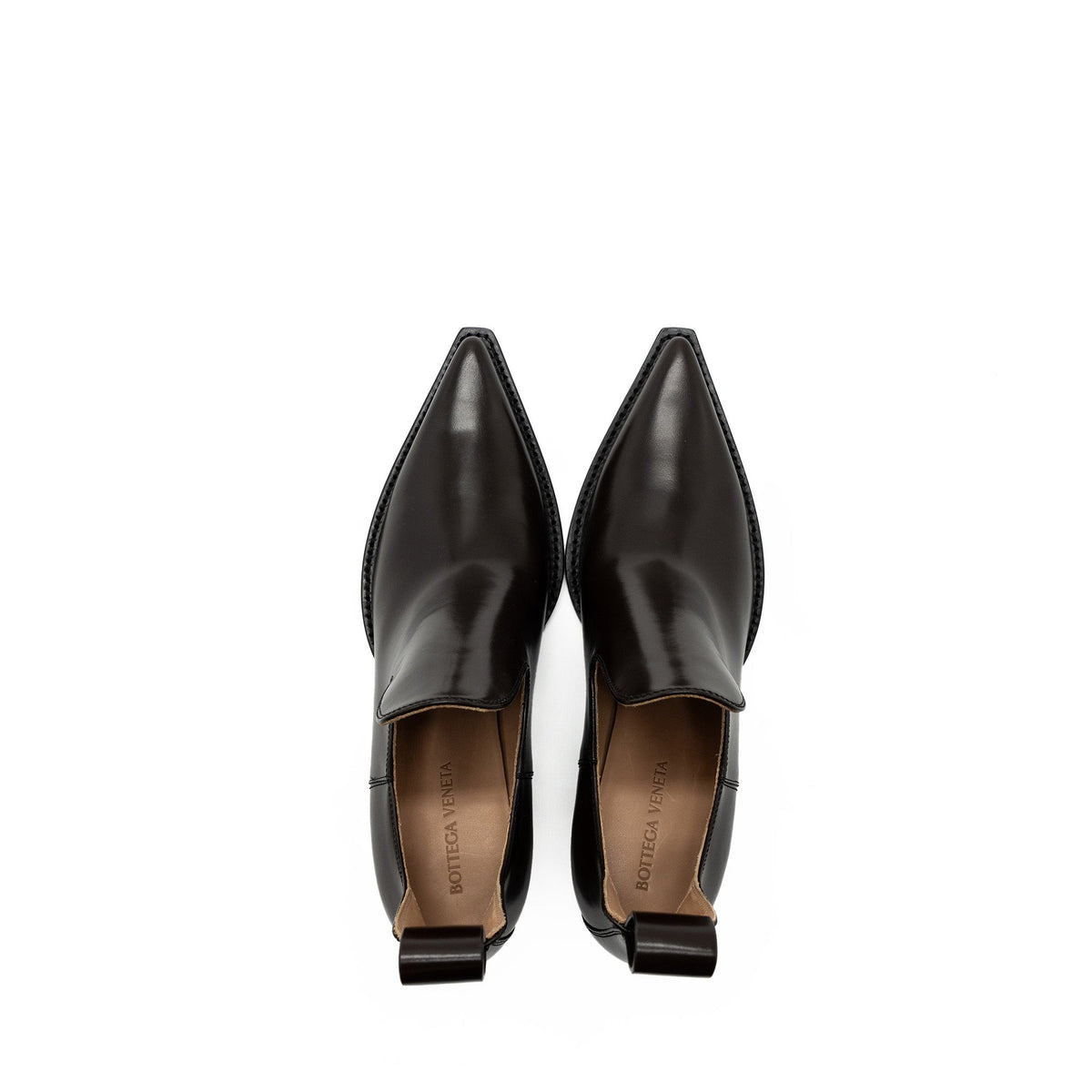 bottega-veneta-size-38-leather-boots-dark-brown
