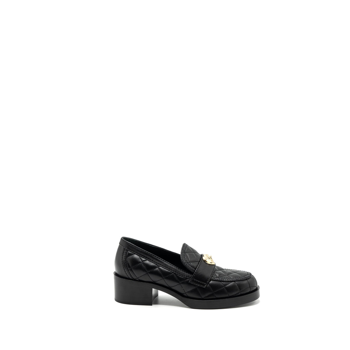 chanel-size-37-heart-rock-loafers-leather-black-lghw