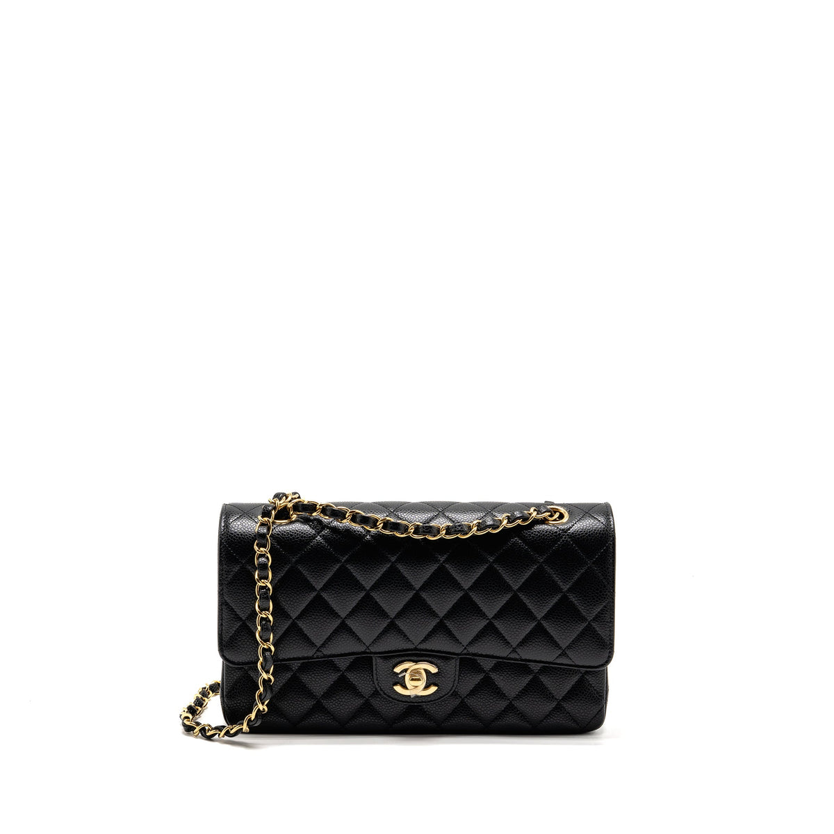chanel-medium-classic-double-flap-bag-caviar-black-ghwmicrochip-1