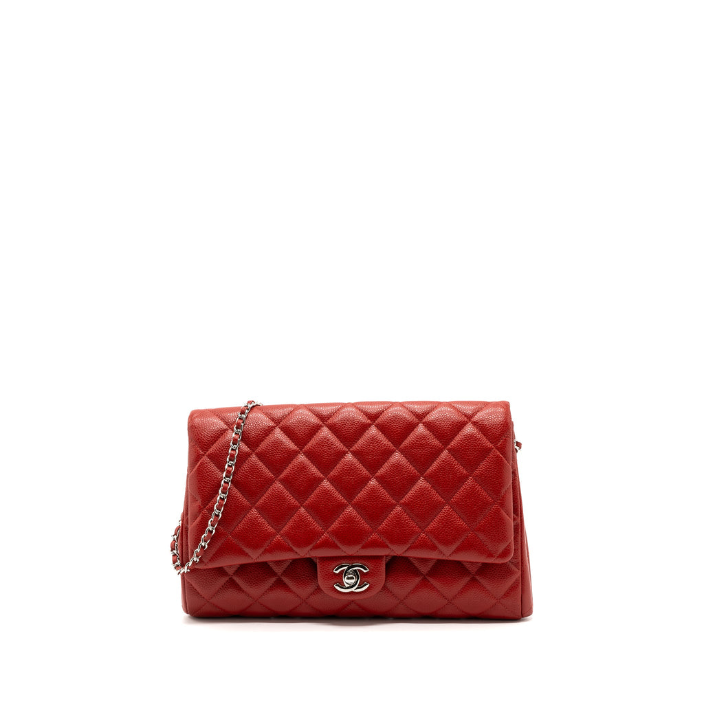 chanel-timeless-flap-clutch-with-chain-caviar-red-shw