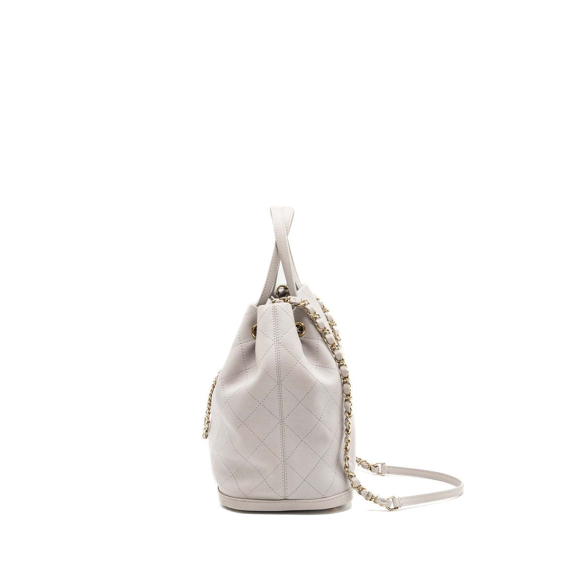 chanel-quilted-bucket-bag-lambskin-grey-lghw