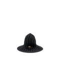 dior-letter-logo-wire-brimmed-beanie-wool-black