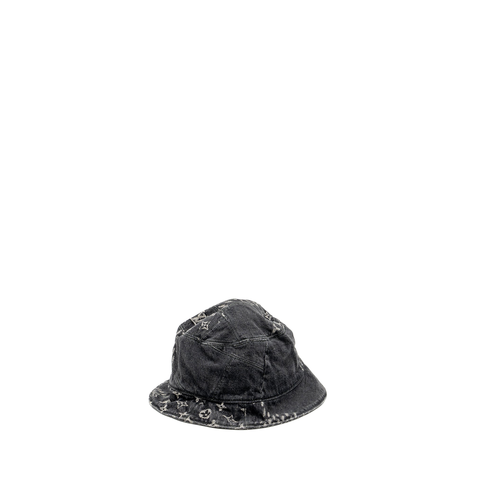 louis-vuitton-size-58-nigo-damier-bucket-hat-denim-black