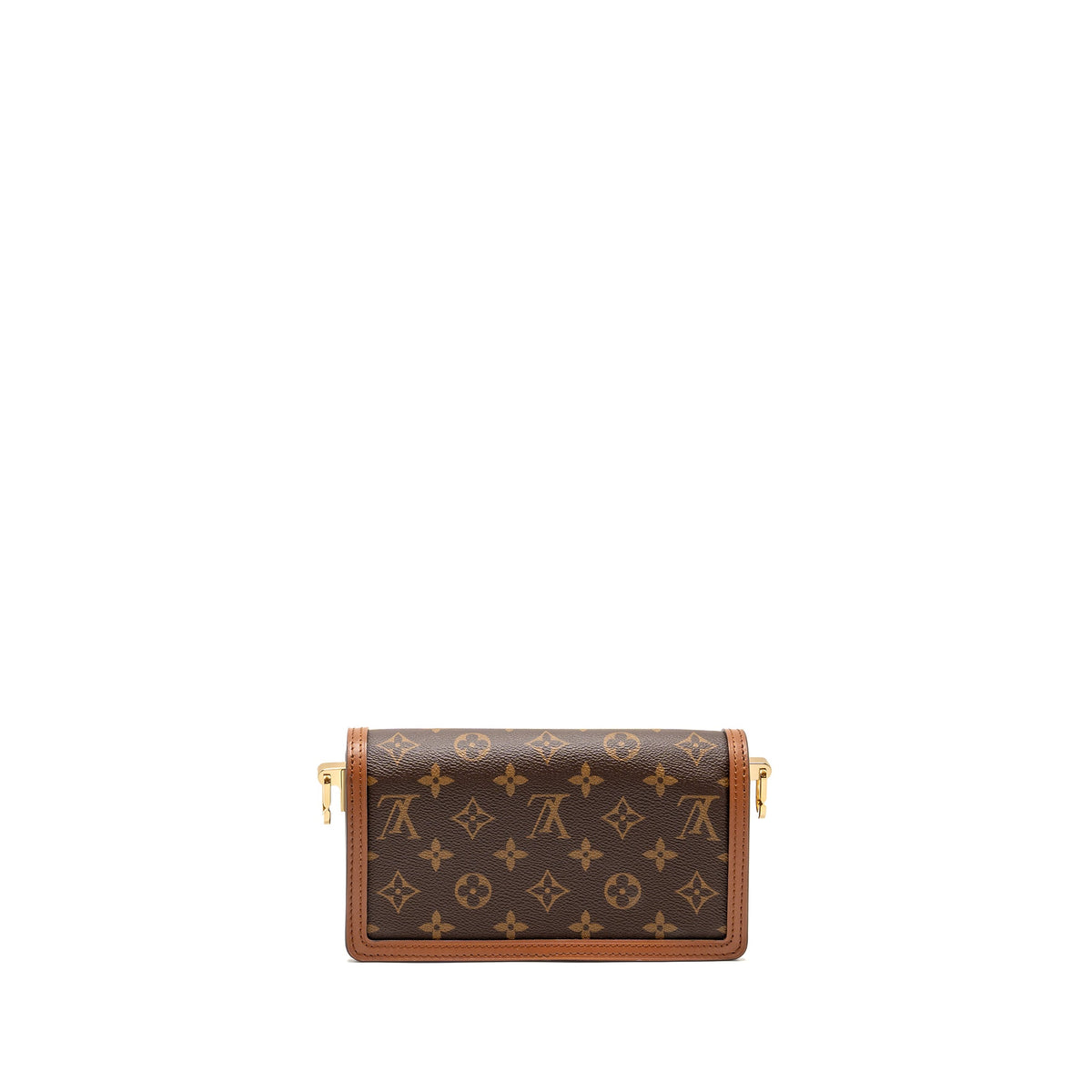 louis-vuitton-dauphine-east-west-chain-shoulder-bag-monogram-reverse-canvas-ghw