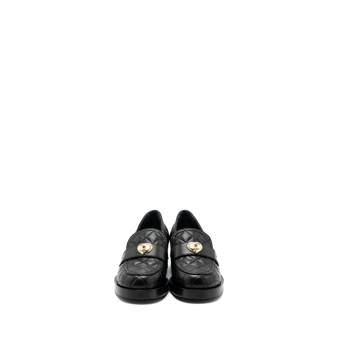 chanel-size-37-heart-rock-loafers-leather-black-lghw