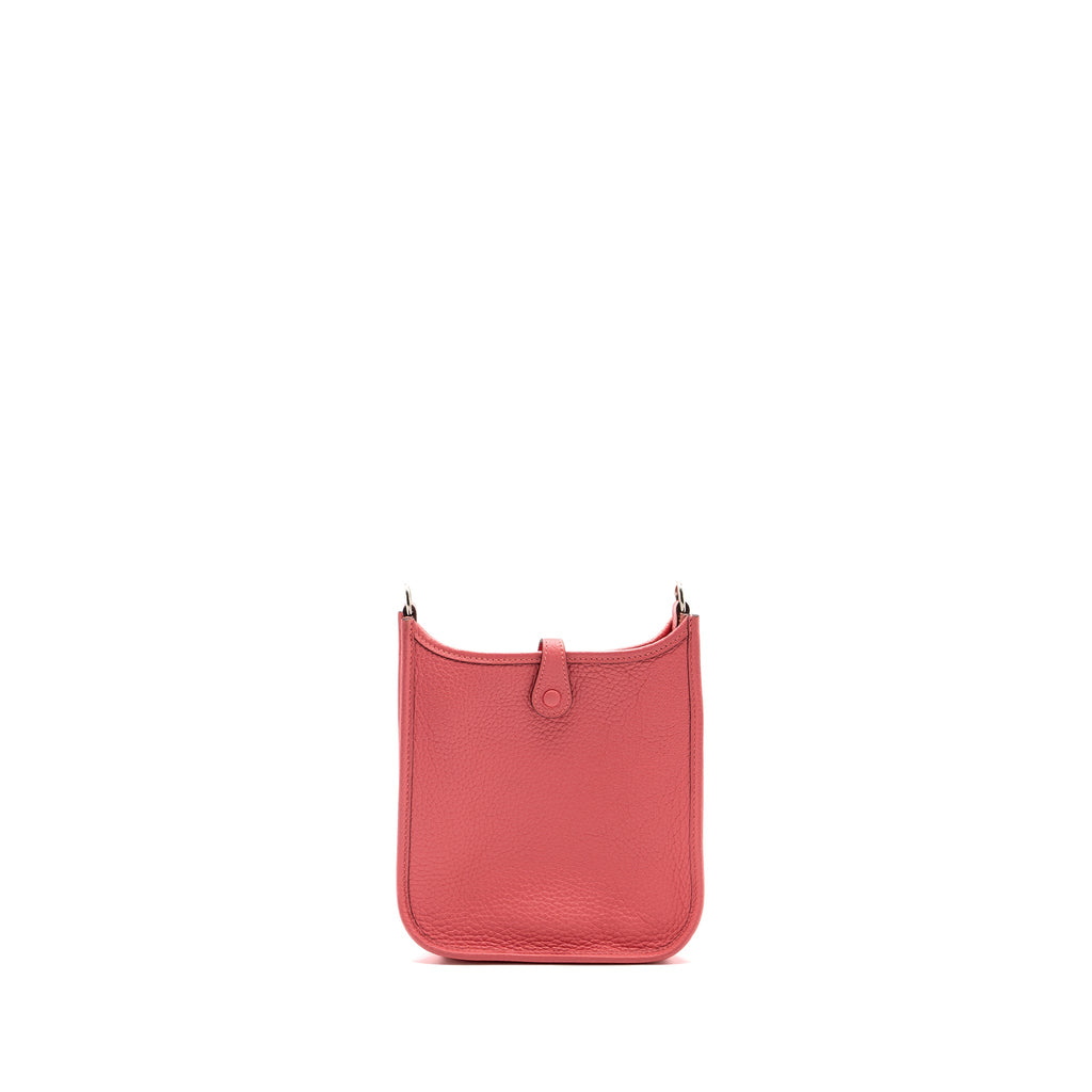copy-of-hermes-mini-evelyne-clemence-leather-rose-with-multicolor-strap-shw-stamp-y