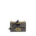dior-30-montaigne-east-west-bag-with-chain-oblique-jacquard-blue-ghw-1