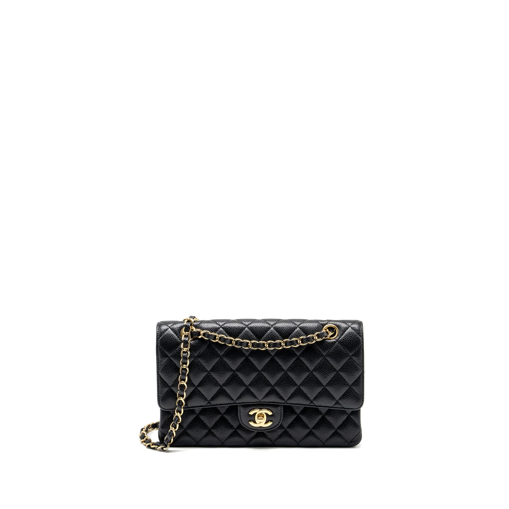 chanel-medium-classic-double-flap-bag-caviar-black-ghw-copy