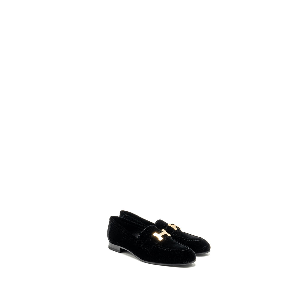 hermes-size-37-paris-loafer-velvet-black-ghw