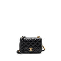 chanel-quilted-flap-bag-giant-chain-lambskin-black-gold-and-black-hardware-microchip