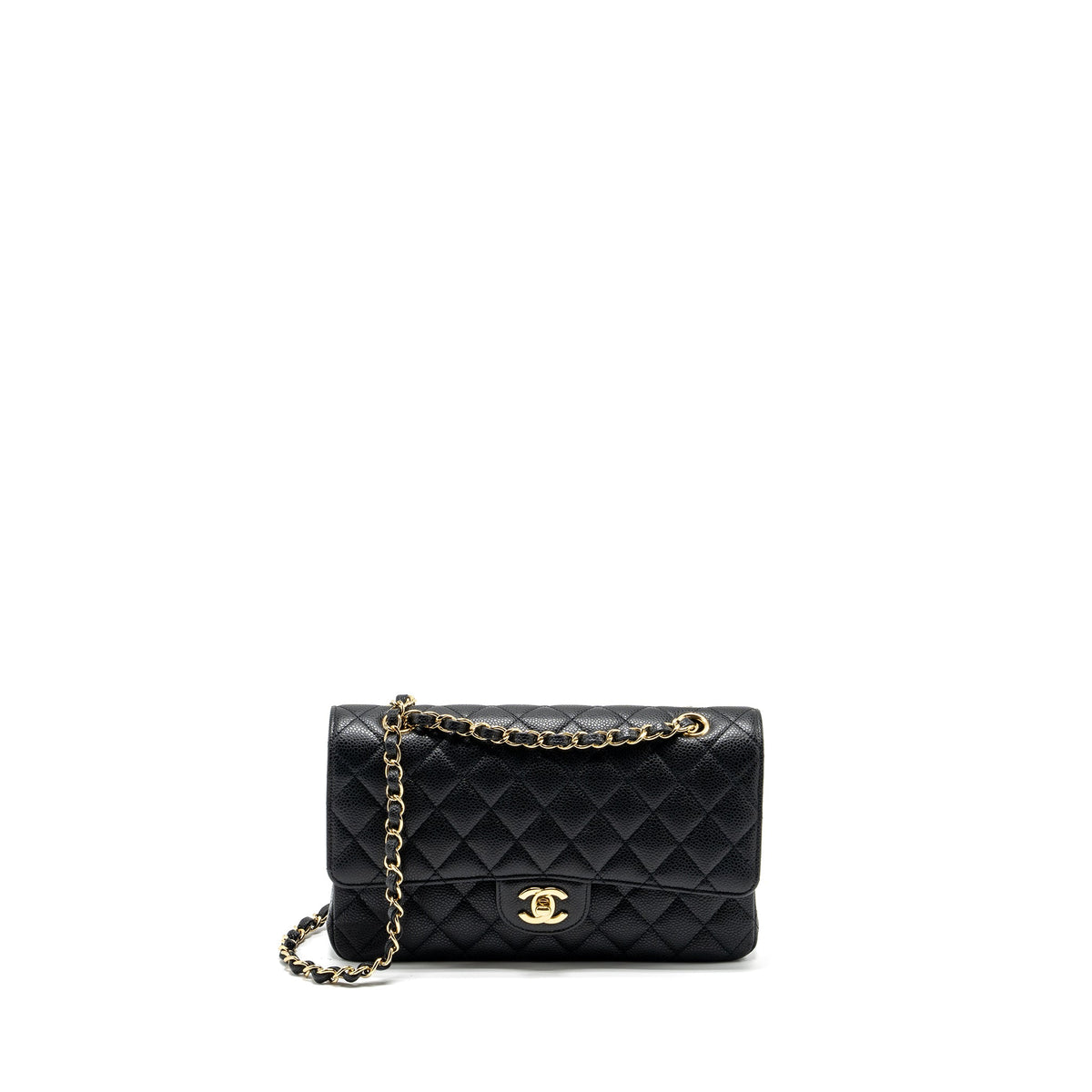 chanel-medium-classic-double-flap-bag-caviar-black-ghw-24