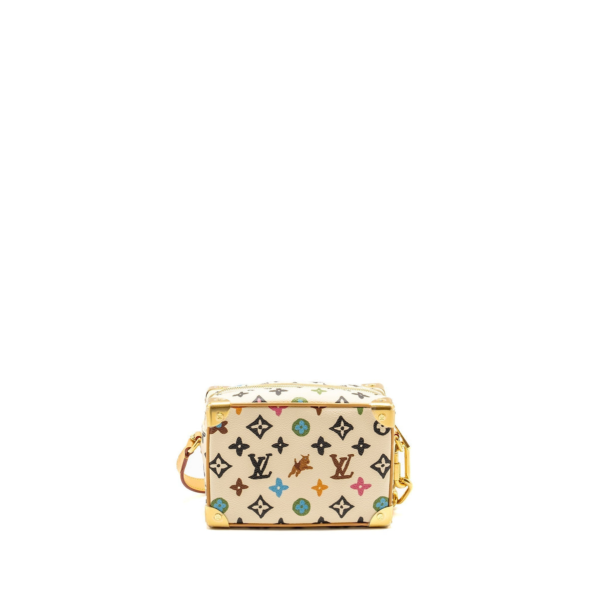 MINI SOFT TRUNK MONOGRAM CRAGGY CANVAS GHW