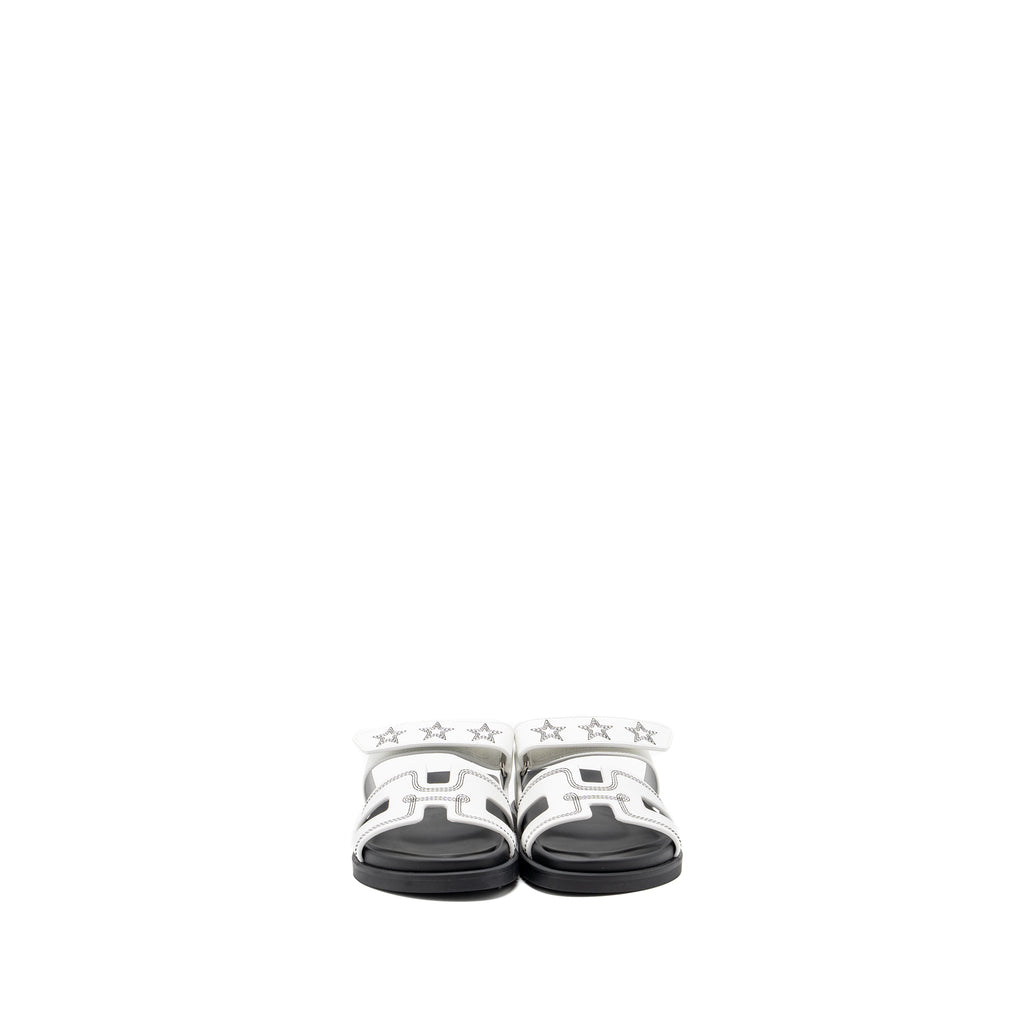 hermes-size-36-5-chypre-sandals-star-embroidered-white