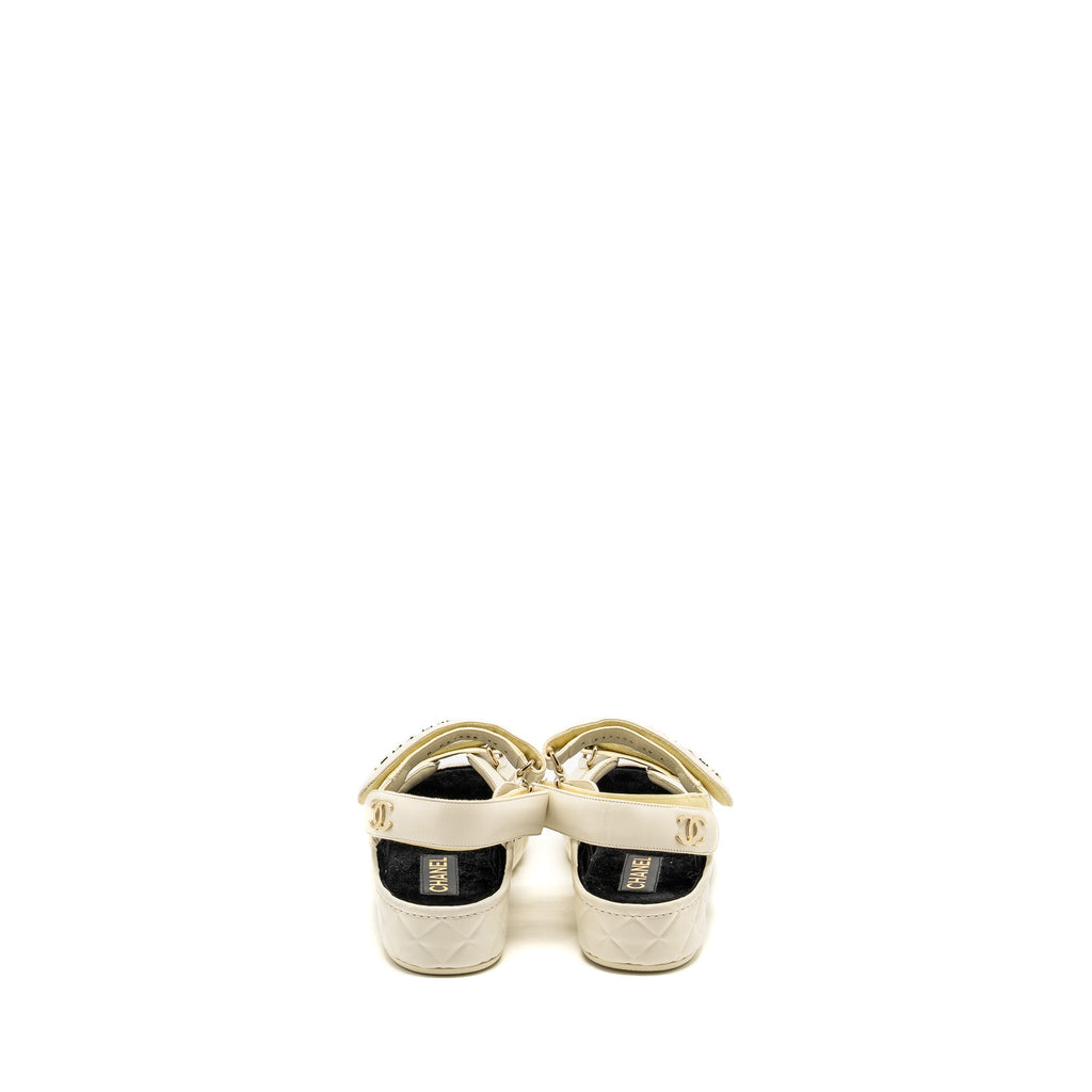 chanel-size-39-21b-cc-and-letter-logo-sandals-shiny-calfskin-ivory