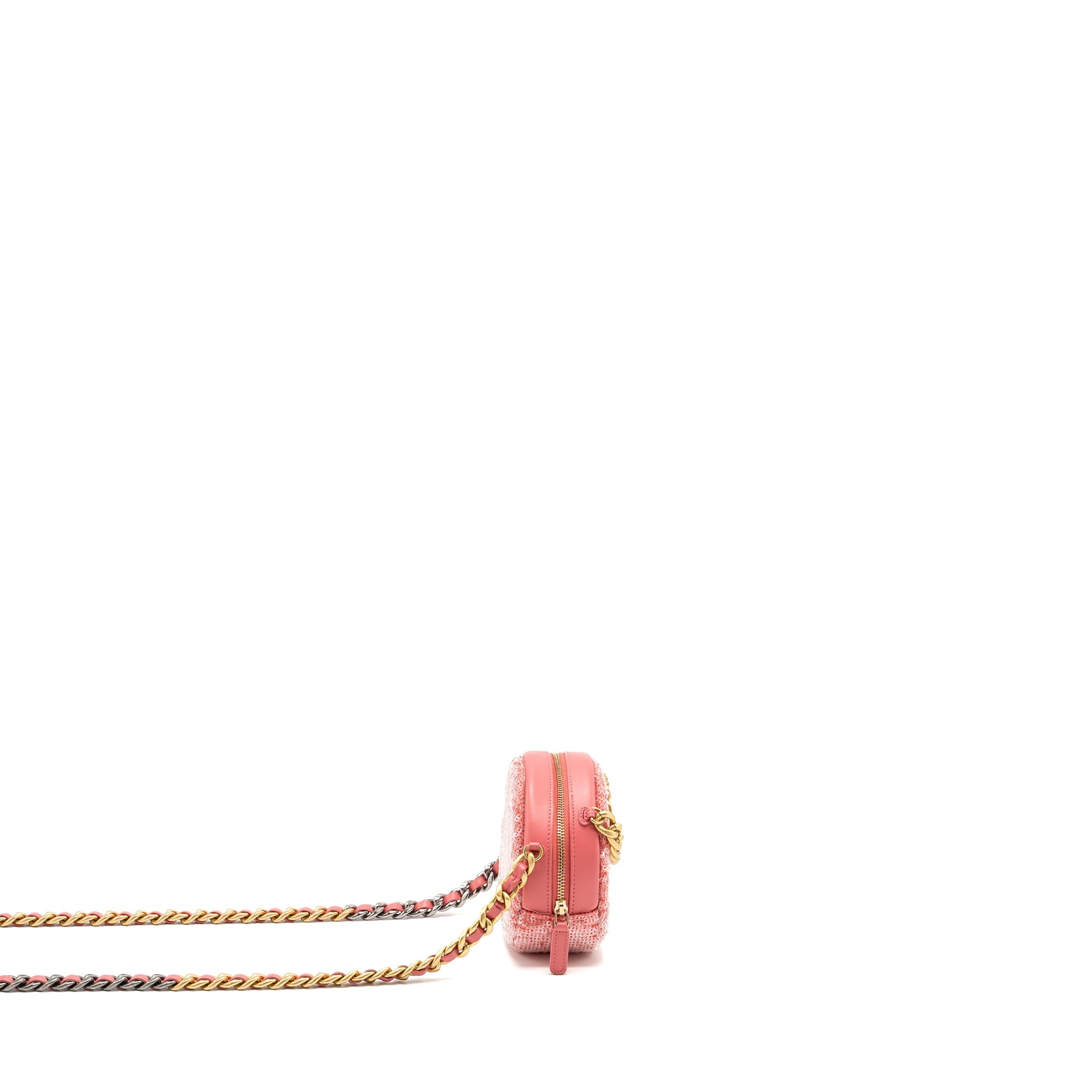 chanel-19-round-purse-with-chain-sequins-pink-multicolour-hardware